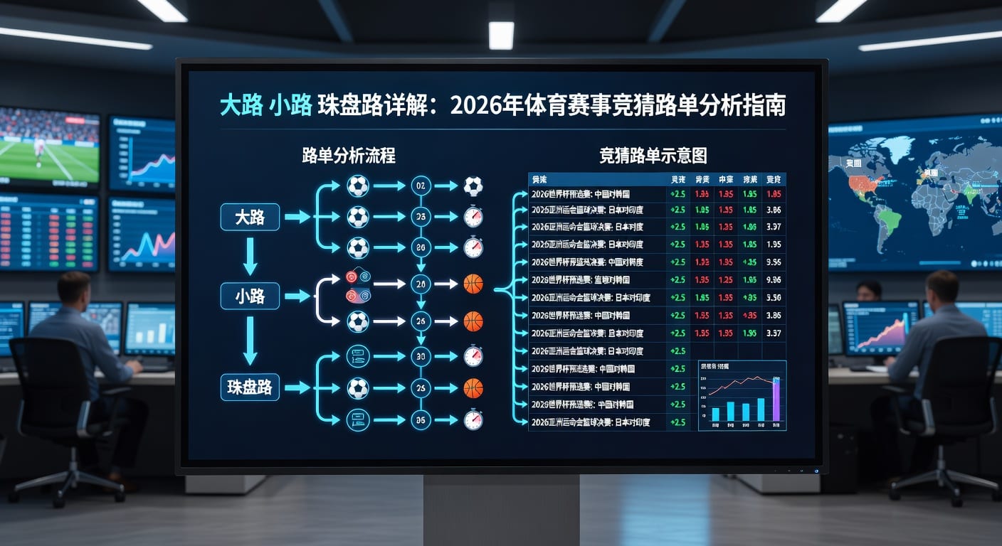 大路小路珠盘路：足球盘口分析深度技巧解析