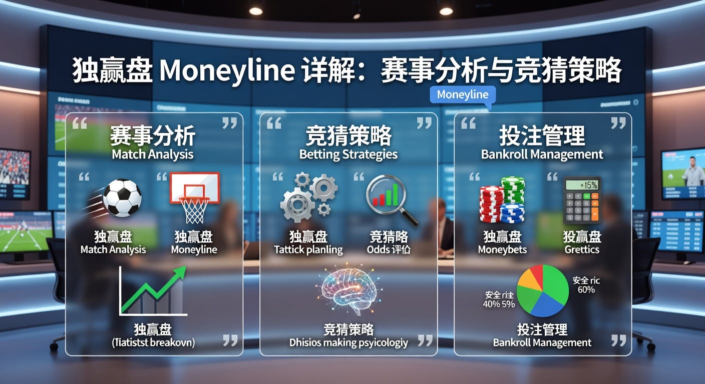 独赢盘moneyline实战指南：赔率理解与下注思路